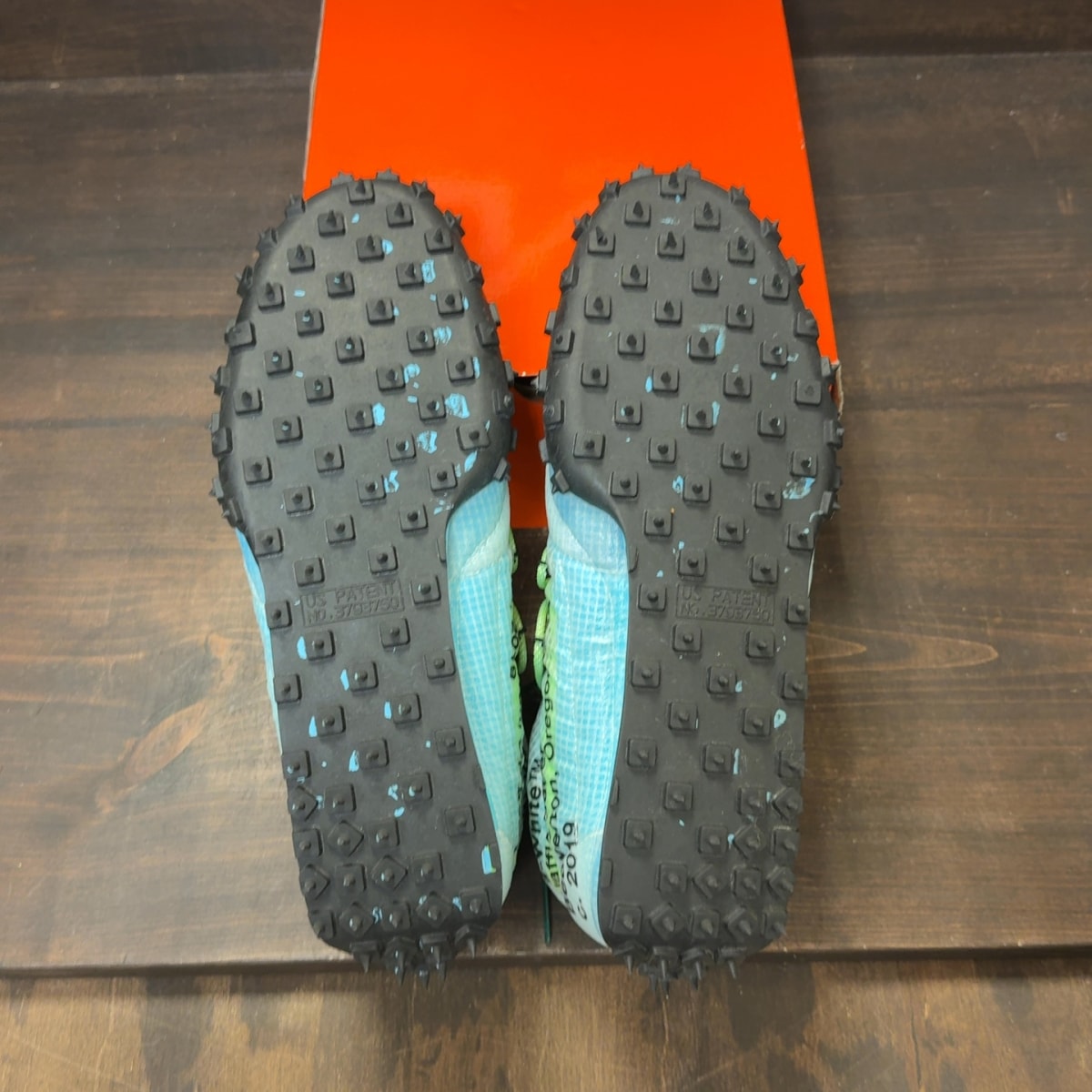 Nike Waffle Racer Off-White Vivid Sky (Women's) - Image 8