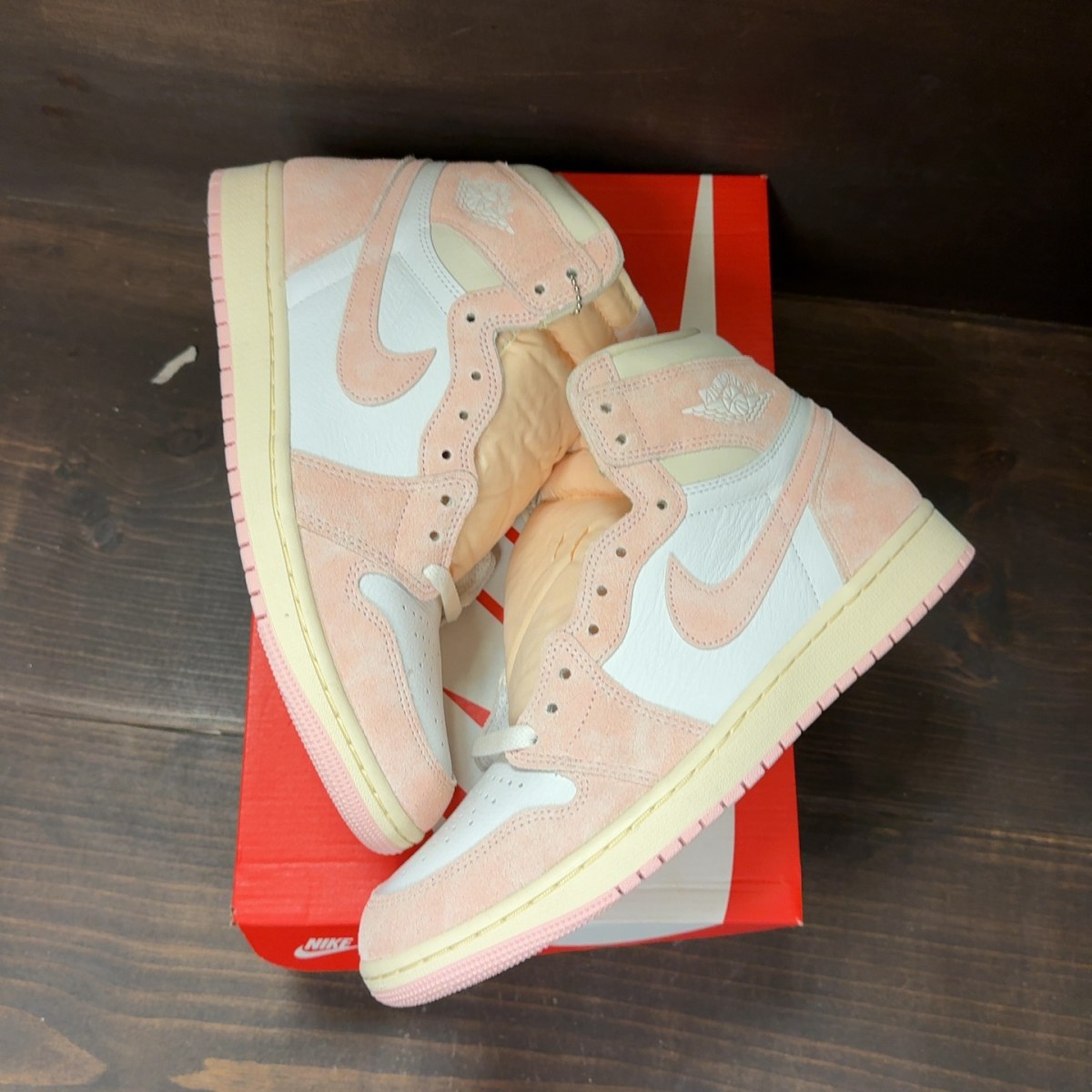 Jordan 1 Retro High OG Washed Pink (Women's) Size 11W - Image 2