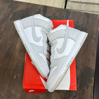 Nike Dunk High Retro White Vast Grey - Image 1