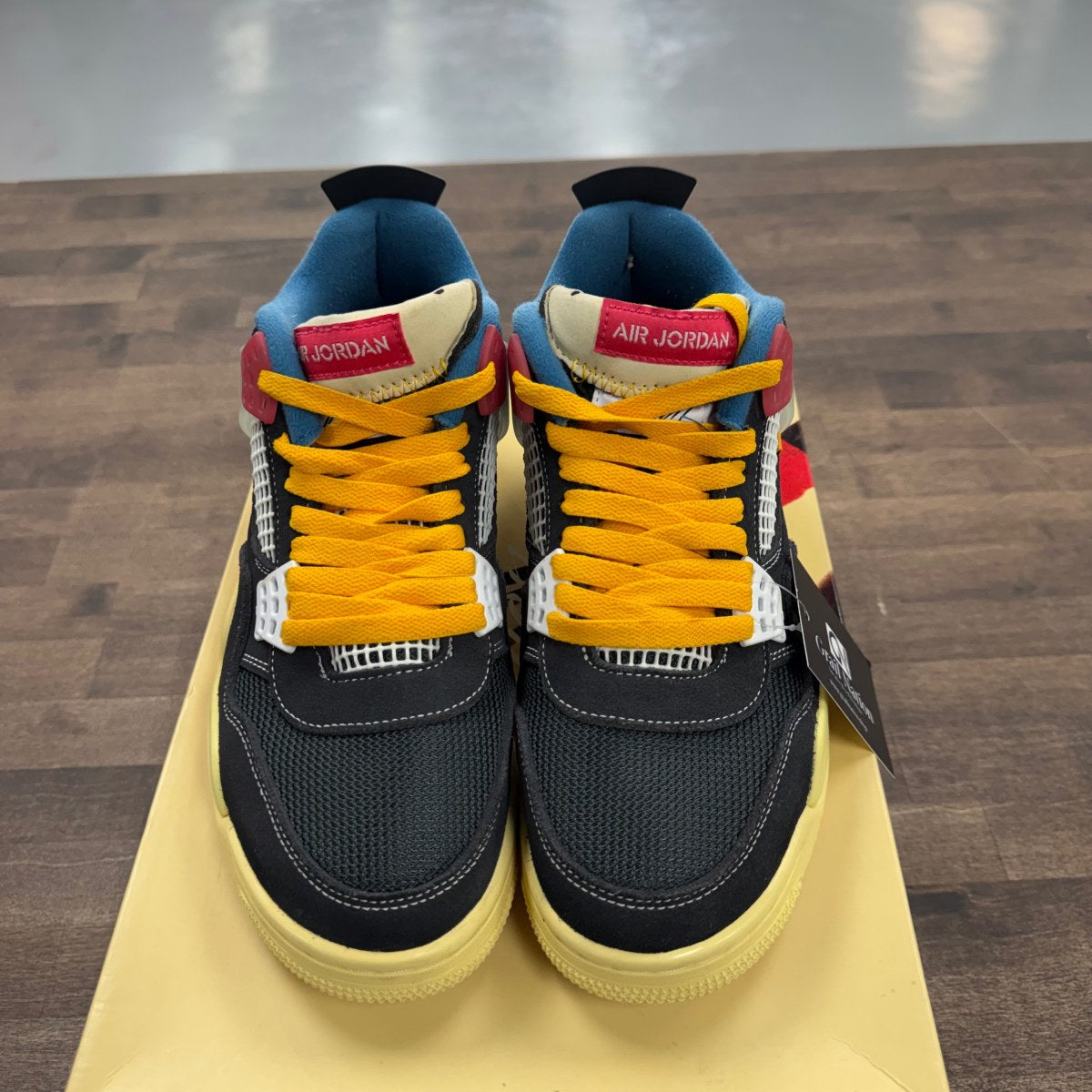 Jordan 4 Retro Union Off Noir - Image 3
