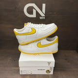 Nike Air Force 1 Low Retro QS Kobe Bryant Lakers Home Size 11 (Pre-Owned) - front