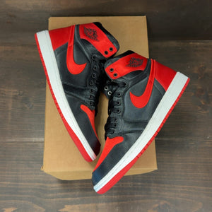 Jordan 1 Retro High OG Satin Bred (Women's) Size 10W - back