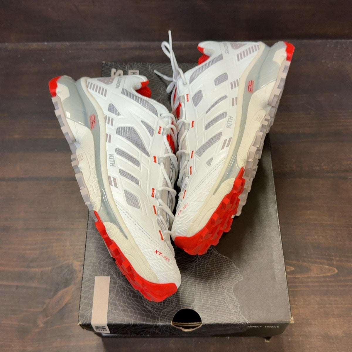 Salomon XT-4K Kith Kithmas White Red - Image 2