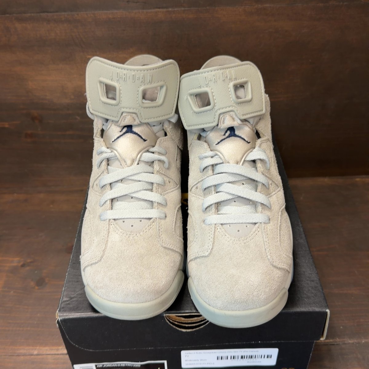 Jordan 6 Retro Georgetown (2022) (GS) Size 7Y (Pre-Owned) - tag
