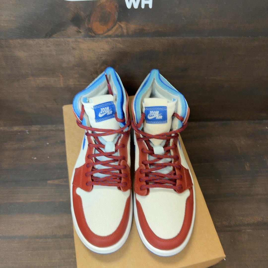 Jordan 1 High Zoom Air CMFT Team Red (Women's) Size 9W (Pre-Owned) - Image 3