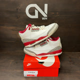 Jordan 3 Retro Cardinal Red Size 8 (Pre-Owned) - Image 1