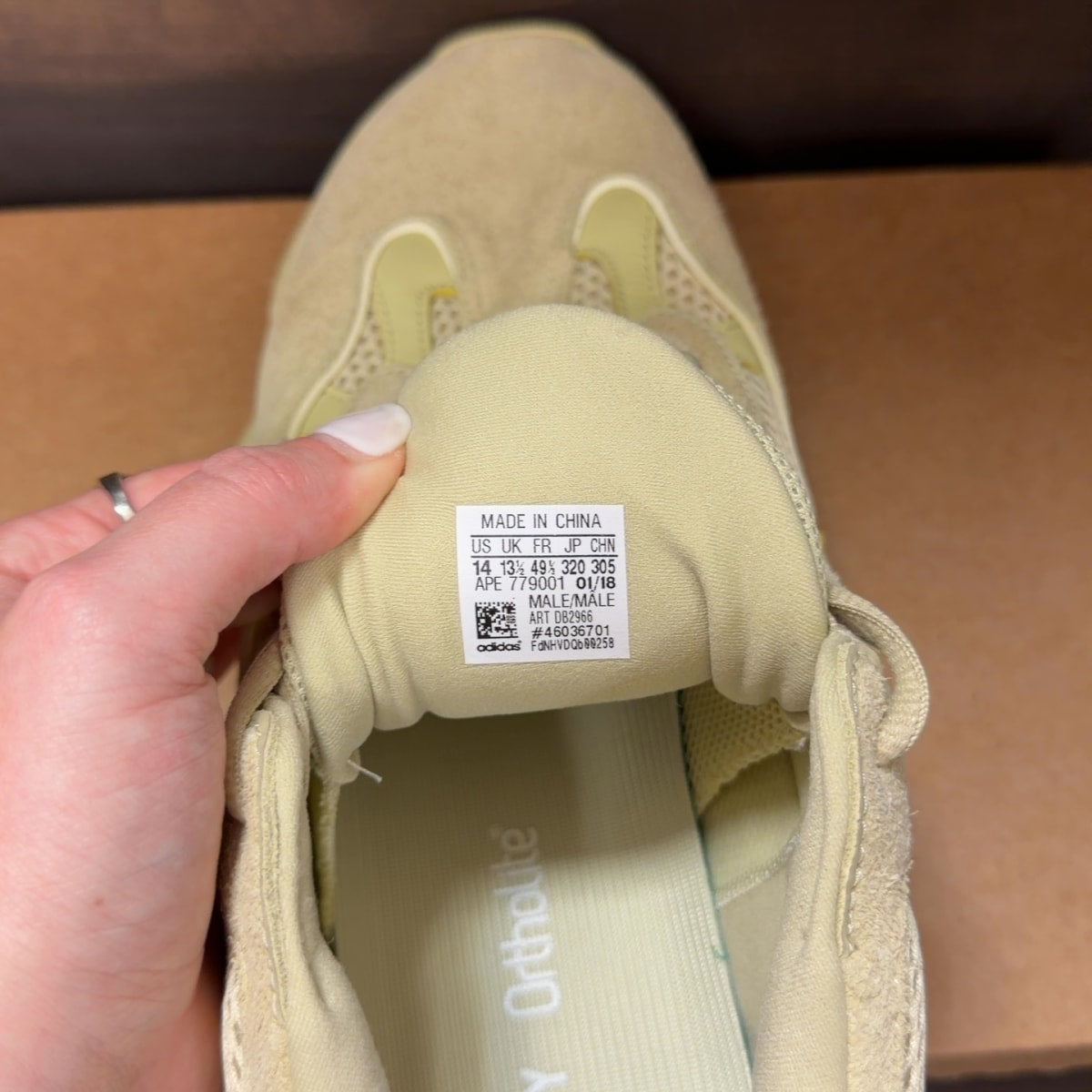 adidas Yeezy 500 'Super Moon Yellow' 2024 Size 14 - Image 7