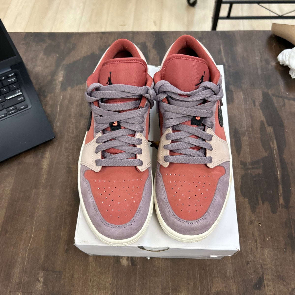 Jordan 1 Low Canyon Rust (Women's) - Image 2