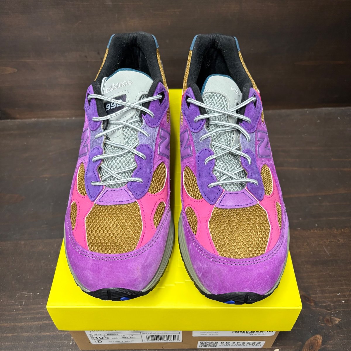 New Balance 992 MiUSA Action Bronson Digitalis Purpurea Size 10.5 (Pre-Owned) - side