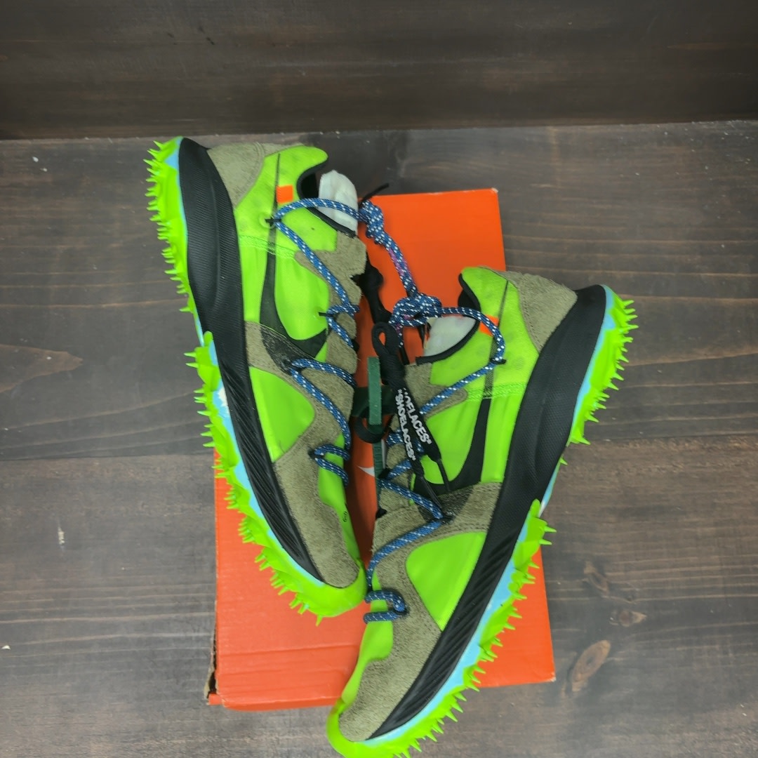 Nike Zoom Terra Kiger 5 OFF-WHITE Electric Green (Women's) - Image 2