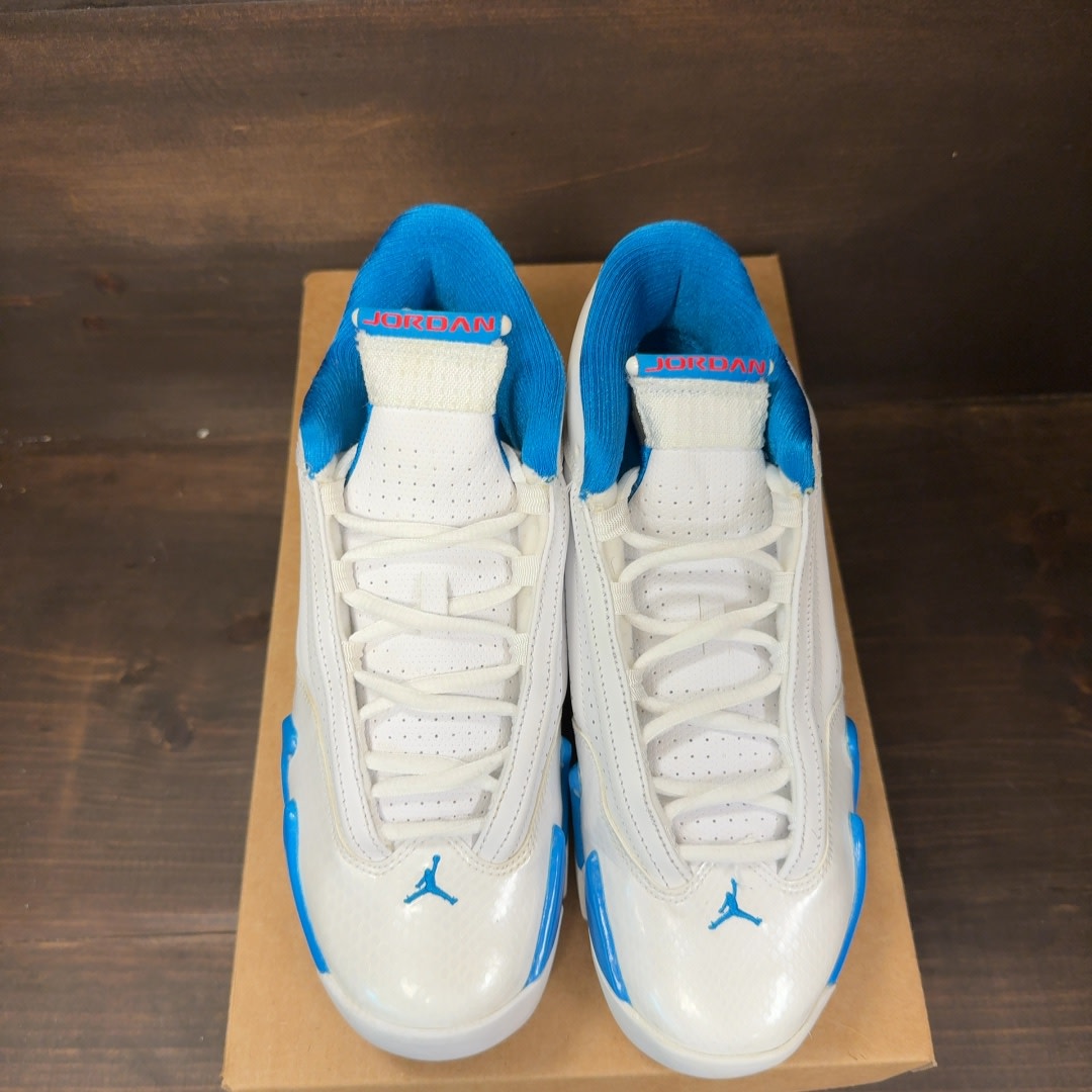Jordan 14 Retro Neptune Blue (GS) Size 6.5Y (Pre-Owned) - Image 3