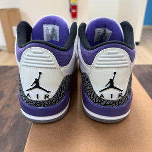 Jordan 3 Retro Dark Iris Size 11 (Pre-Owned) - Image 4