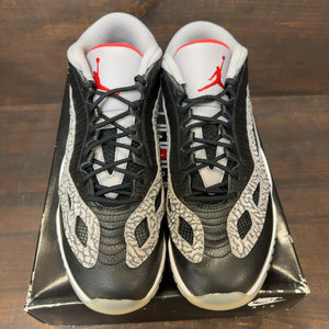 Jordan 11 Retro Low IE Black Cement Size 13 (Pre-Owned)