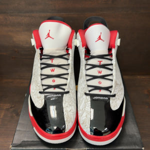 Jordan Dub Zero White Varsity Red (2022) Size 12 (Pre-Owned) - Image 3