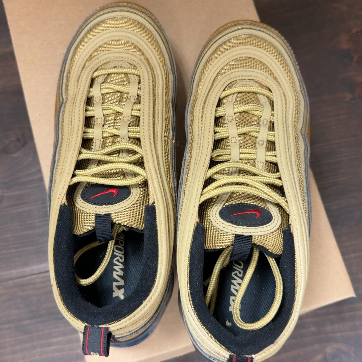 Nike Air Vapormax 97 'Metallic Gold' Size 8 (Pre-Owned) - Image 5