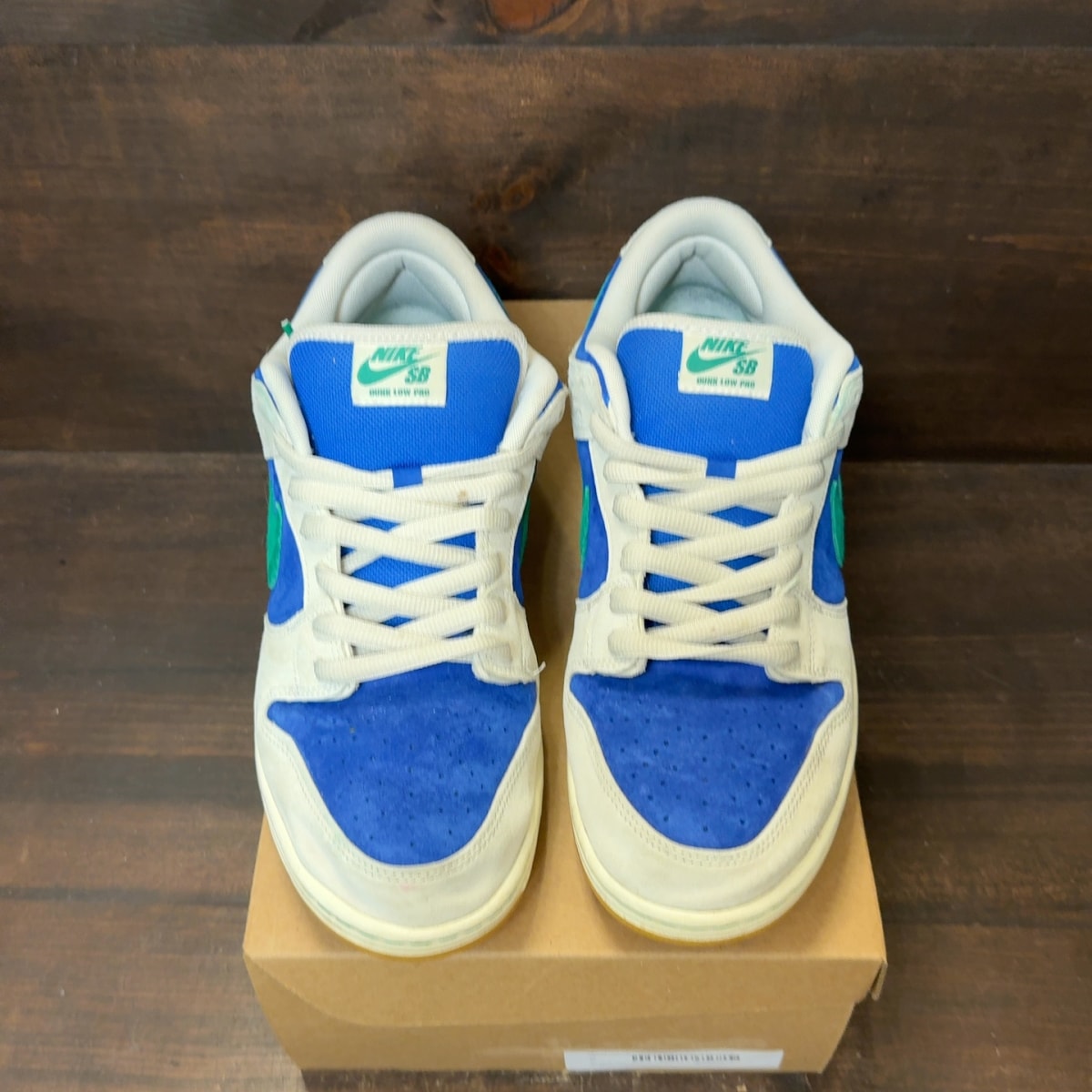 Nike SB Dunk Low Hyper Royal Malachite Size 12 (Pre-Owned) - Image 3
