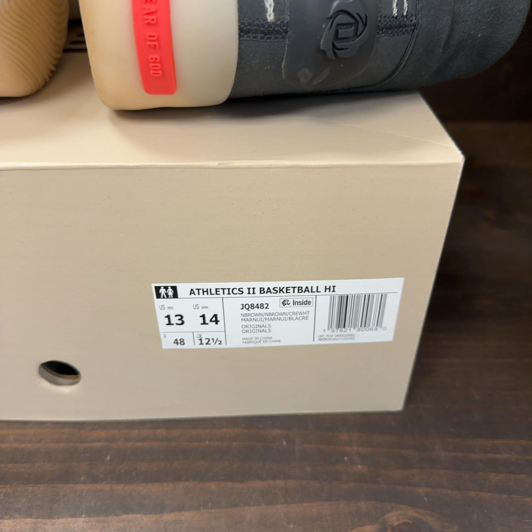 adidas Fear of God Athletics II Basketball Night Brown Size 13 (Pre-Owned)