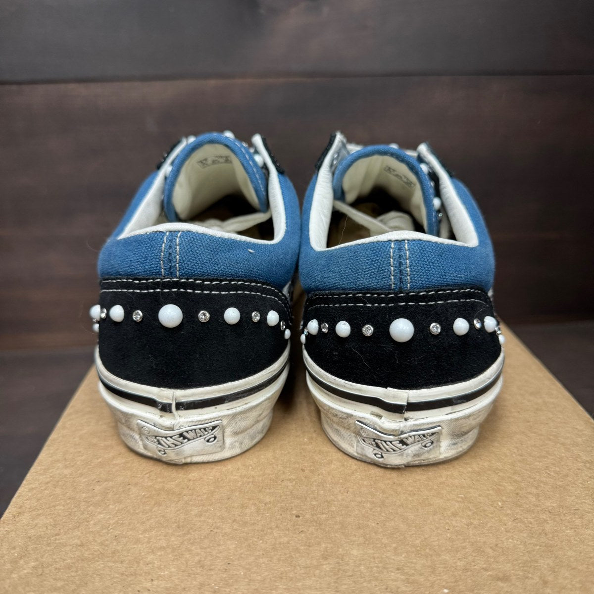 Vans LX Old Skool 36 Pearlized Pack Black Navy Size 8.5 (Pre-Owned) - Image 5