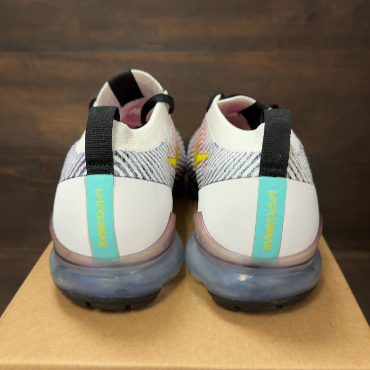Nike Air VaporMax 3 White Dynamic Yellow Size 12.5 - Image 5