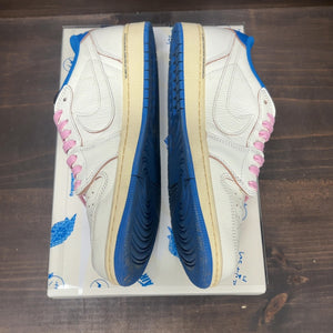 Jordan 1 Retro Low OG SP Fragment x Travis Scott Sail Military Blue - Image 4