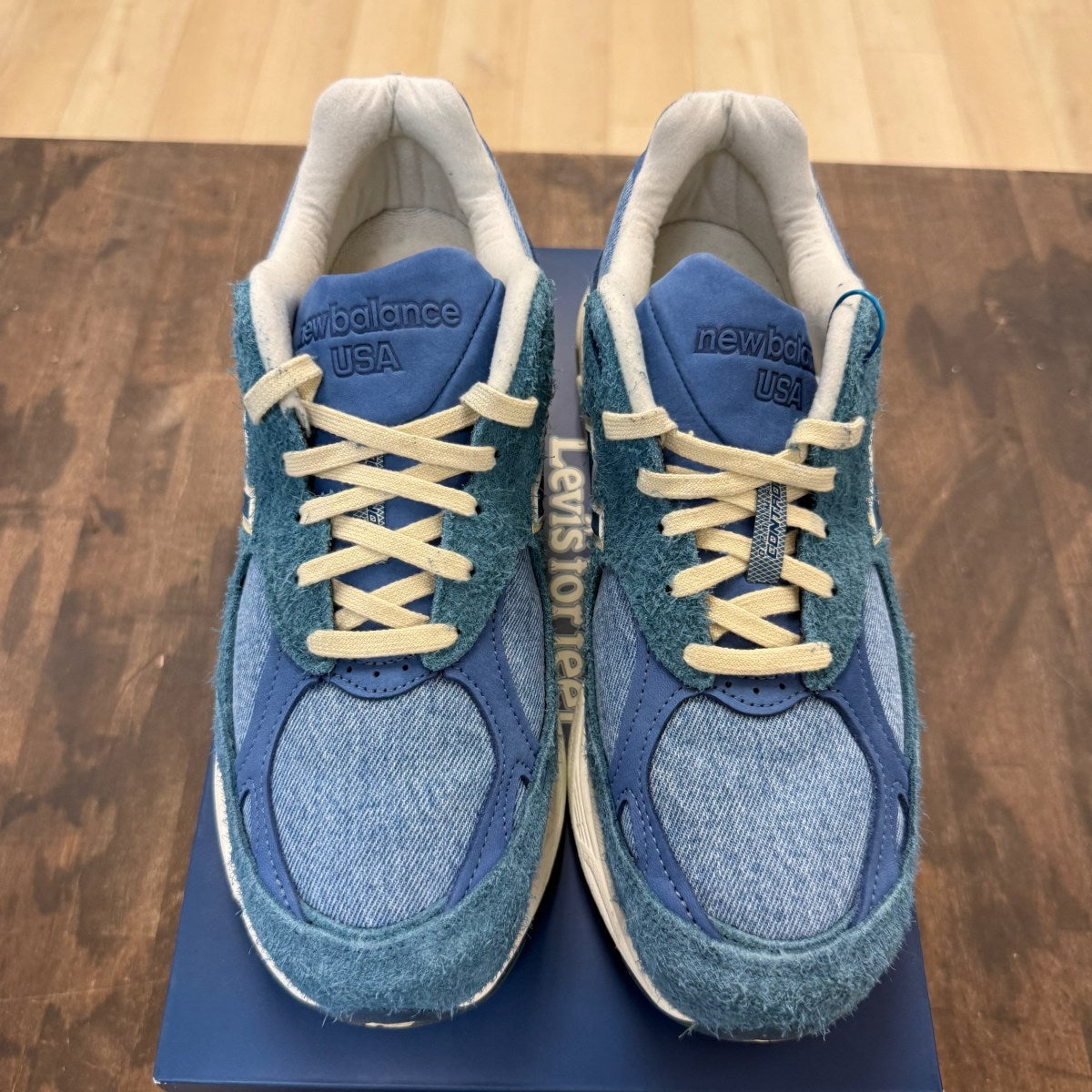 New Balance 990v3 MiUSA Levi's Denim - Image 2