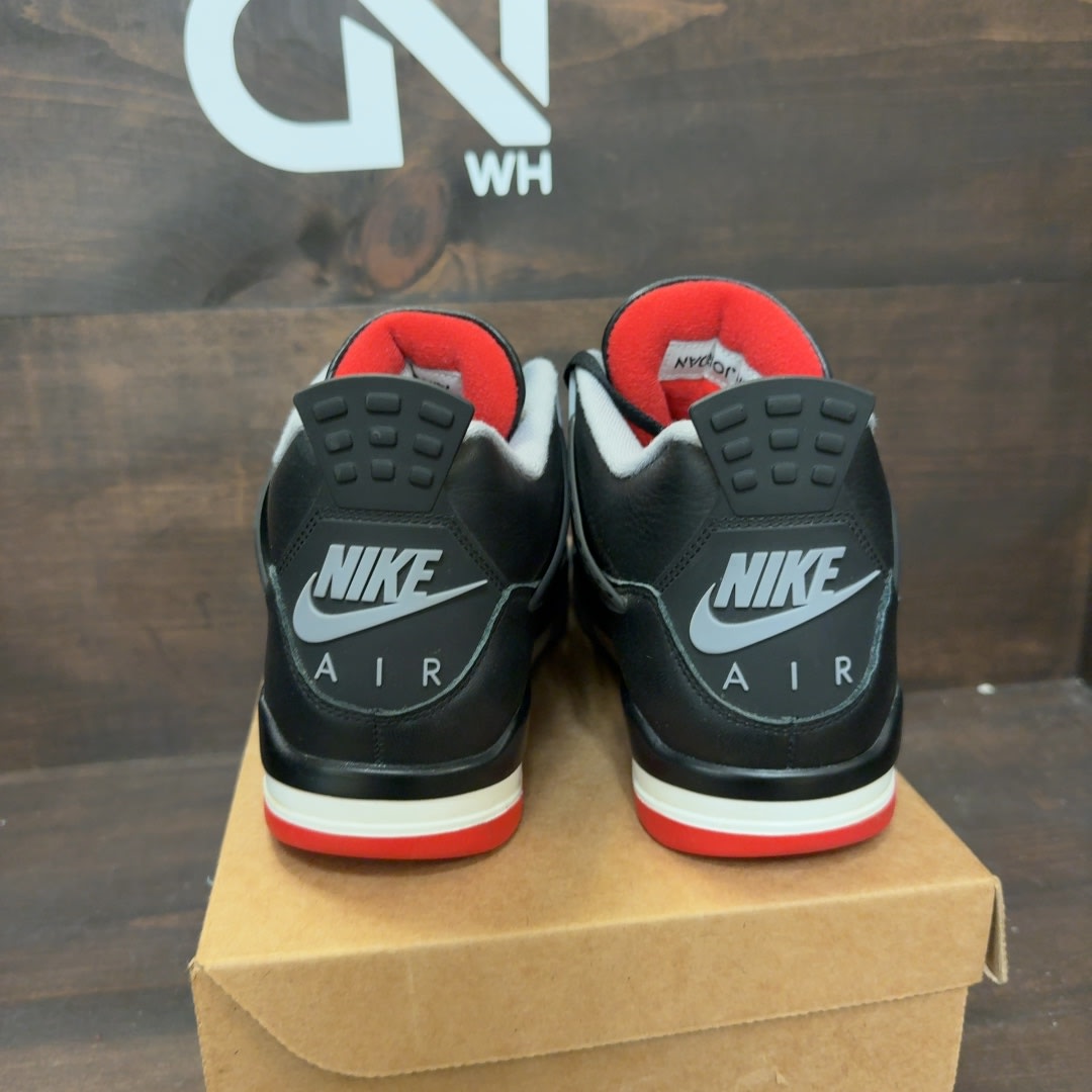 Jordan 4 Retro Bred Reimagined Size 10 (Pre-Owned) - Image 4