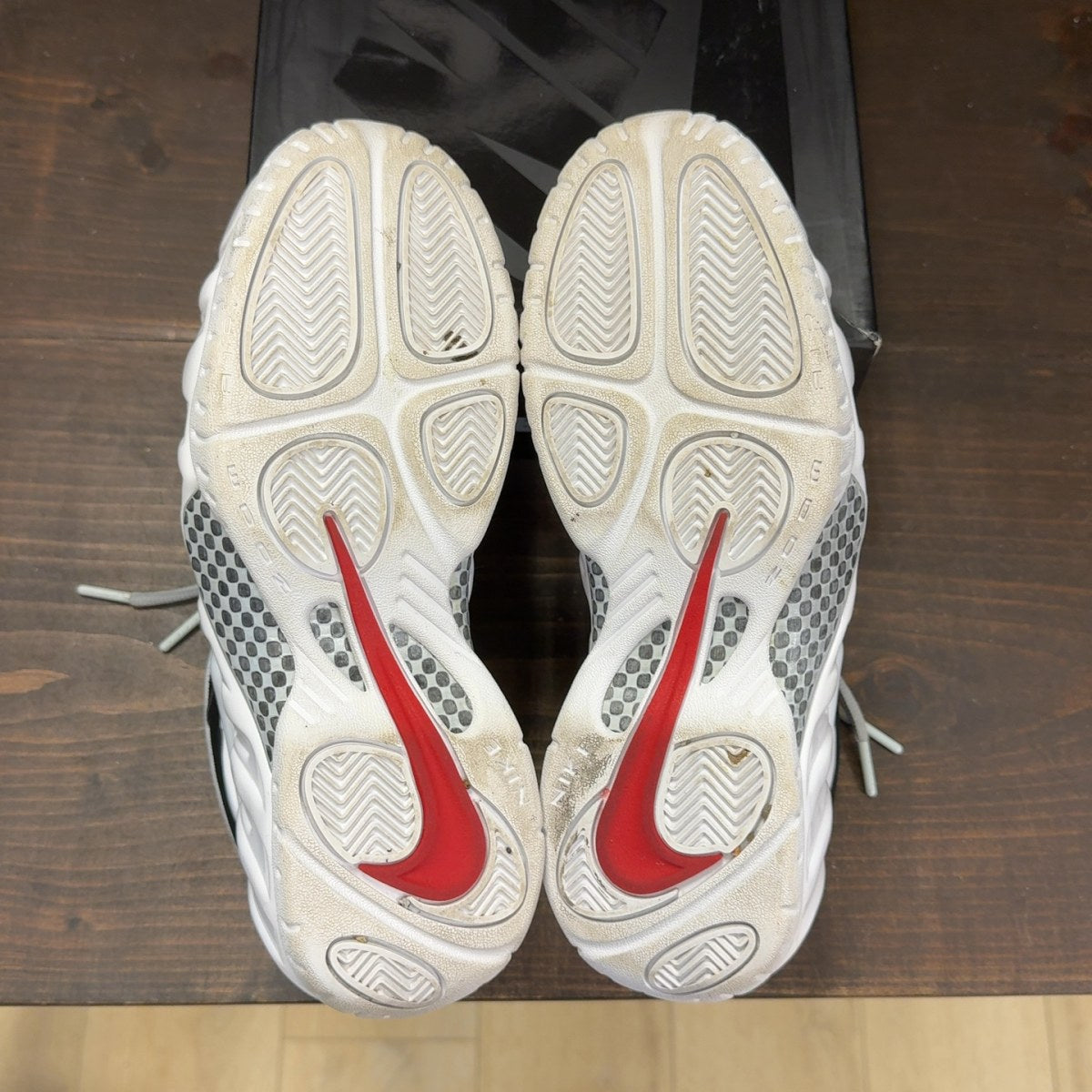 Nike Air Foamposite Pro White Black University Red - Image 9