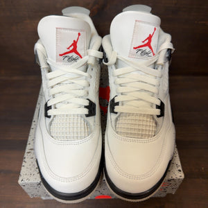 Jordan 4 Retro White Cement (2025) (GS) Size 7Y (Pre-Owned)