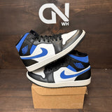 Jordan 1 Mid White Black Racer Blue Size 8.5 (Pre-Owned) - Image 1