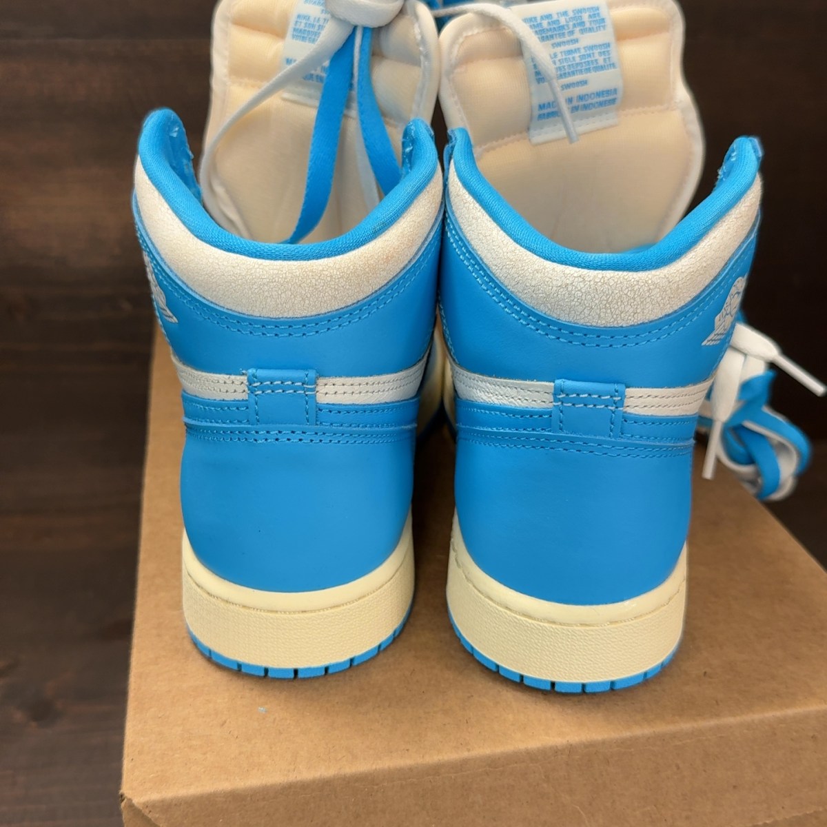 Jordan 1 Retro High OG UNC Reimagined (GS) Size 4.5Y (Pre-Owned) - Image 5