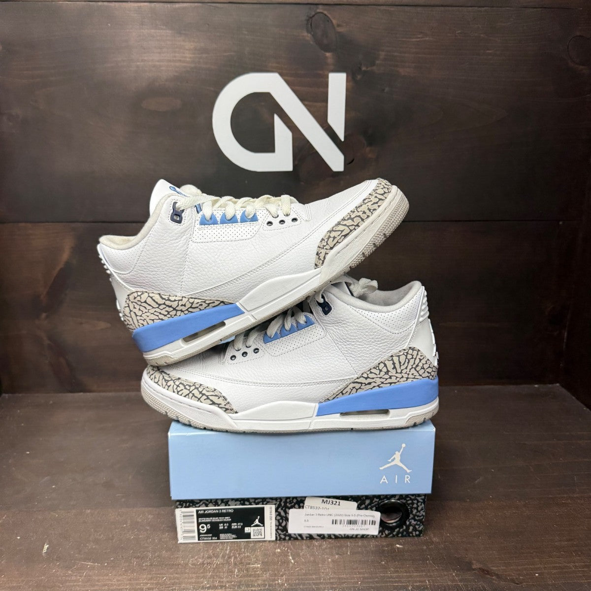 Jordan 3 Retro UNC (2020) - Image 1