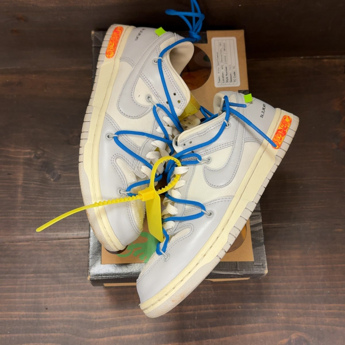 Nike Dunk Low Off-White Lot 10 - Image 2