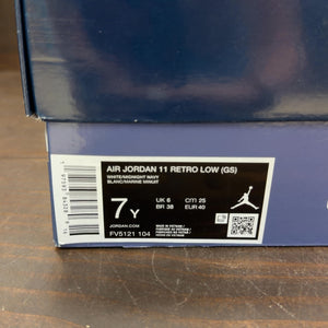 Jordan 11 Retro Low Diffused Blue (GS) Size 7Y (Pre-Owned) - aux