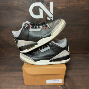 Jordan 3 Retro OG Black Cement (2024) Size 9.5 (Pre-Owned) - Image 1