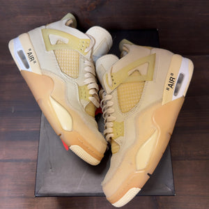 Jordan 4 Retro Off-White Sail (Women's) - Image 2
