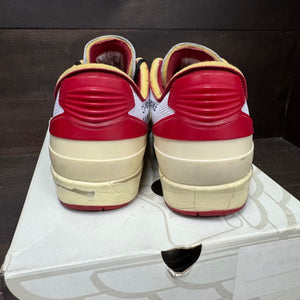 Jordan 2 Retro Low SP Off-White White Red Size 11 (Pre-Owned) - Image 5