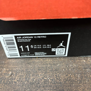 Jordan 12 Retro Taxi (2025) Size 11.5 (Pre-Owned) - aux