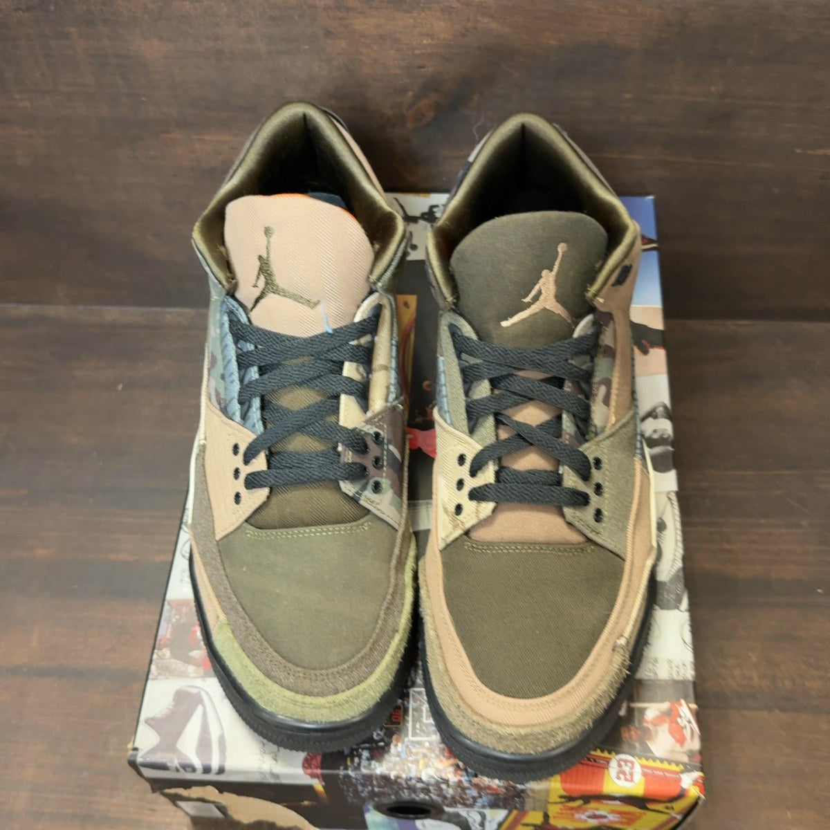 Jordan 3 Retro Patchwork Camo - Image 3
