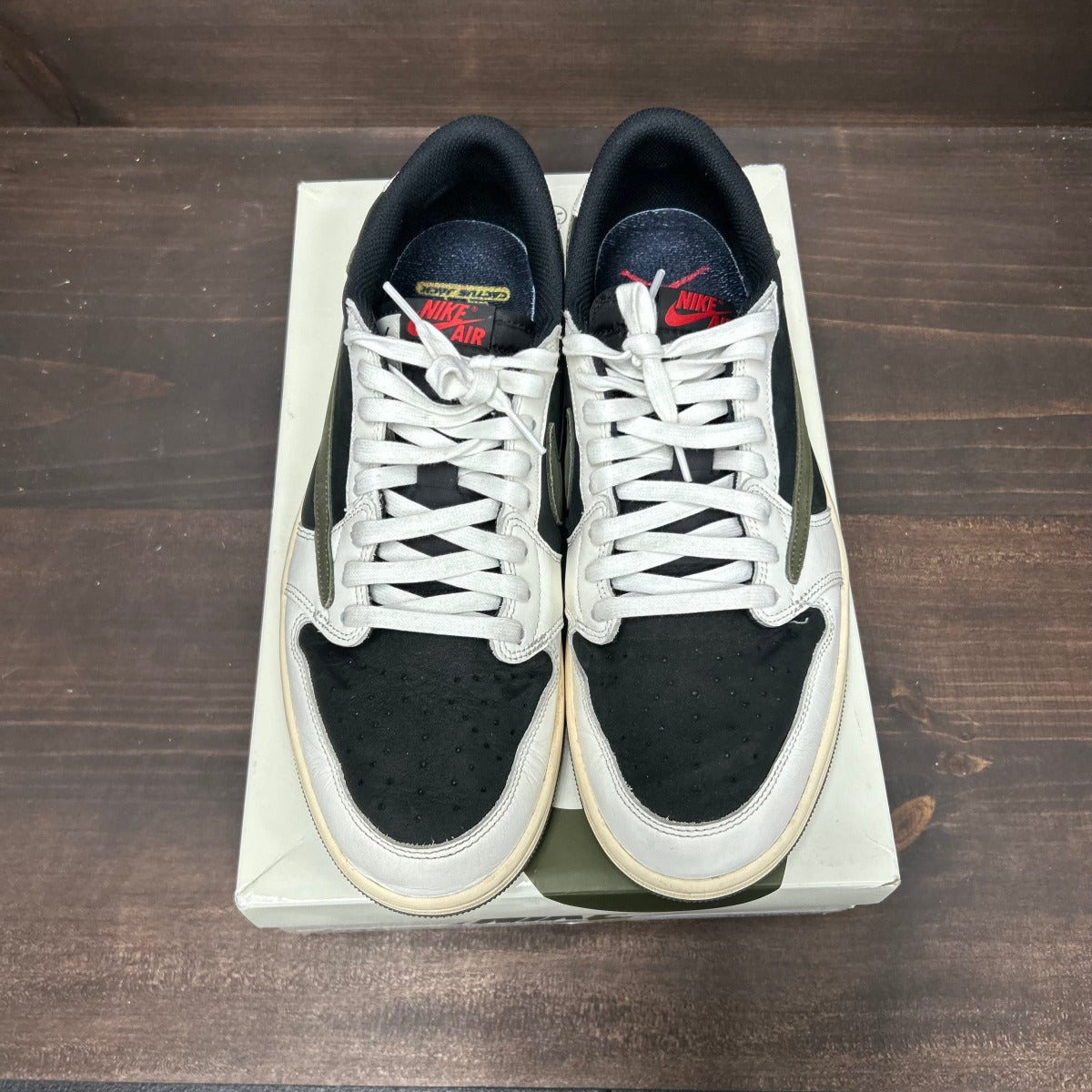 Jordan 1 Retro Low OG SP Travis Scott Olive (Women's) - Image 3