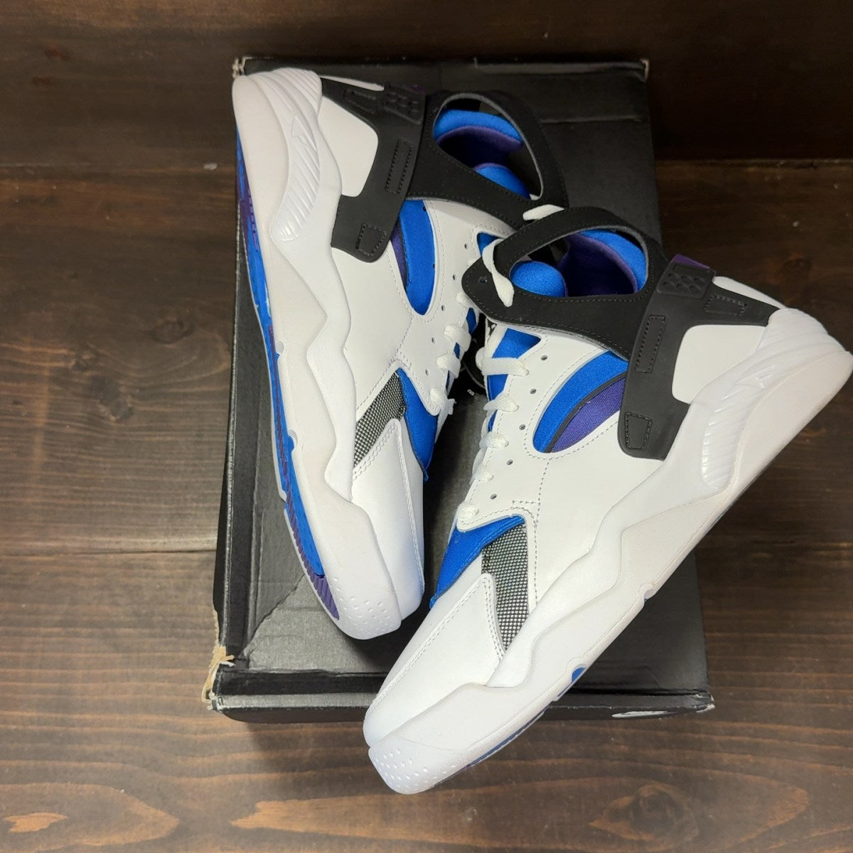 Nike Air Flight Huarache OG White Varsity Purple (2023) - Image 2