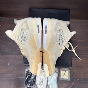 Jordan 4 Retro Off-White Sail (Women's) - Image 3
