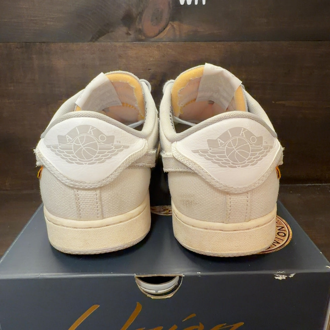 Jordan 1 Retro AJKO Low SP Union White Canvas - Image 4