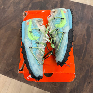 Nike Waffle Racer Off-White Vivid Sky (Women's) - Image 1