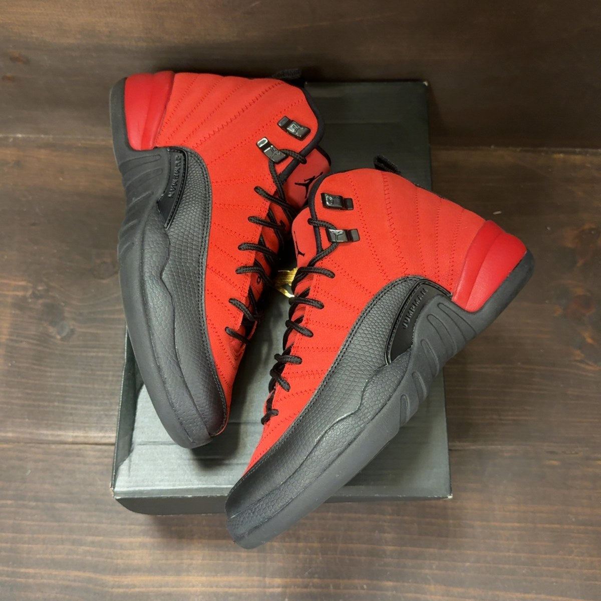 Jordan 12 Retro Reverse Flu Game (GS) Size 5.5Y (Pre-Owned) - back