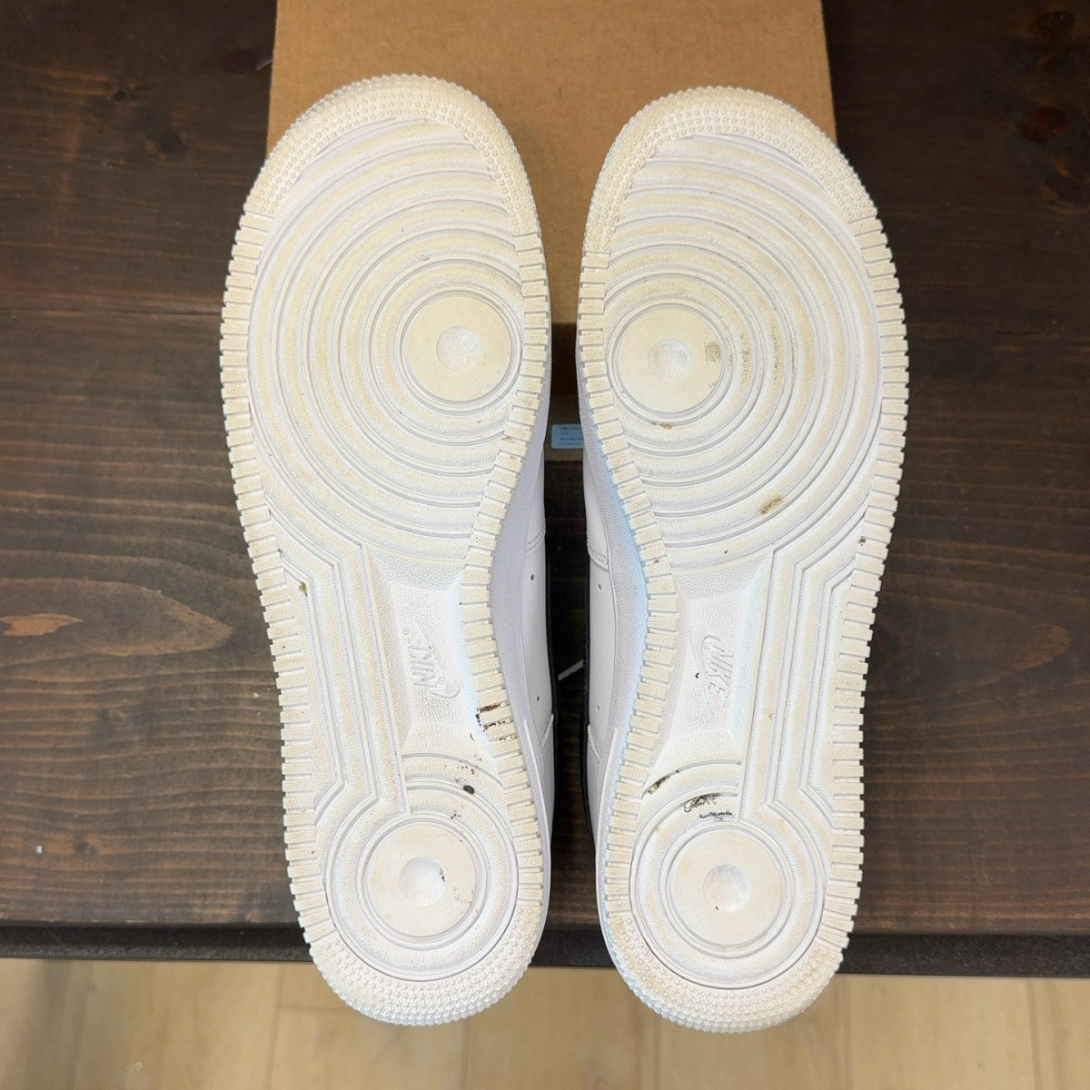 Nike Air Force 1 Low Supreme White Black Size 12 (Pre-Owned) - Image 8