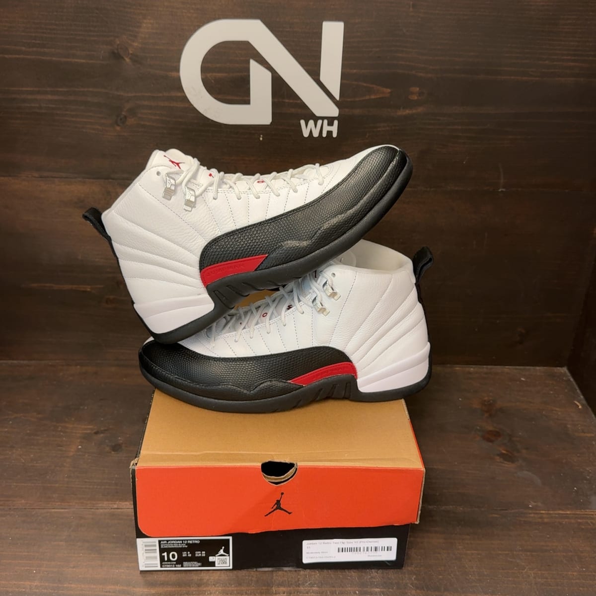 Jordan 12 Retro Taxi Flip Size 10 (Pre-Owned) - front