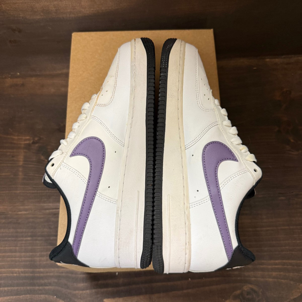 Nike Air Force 1 Low Hoops White Canyon Purple Size 8 (Pre-Owned) - Image 6