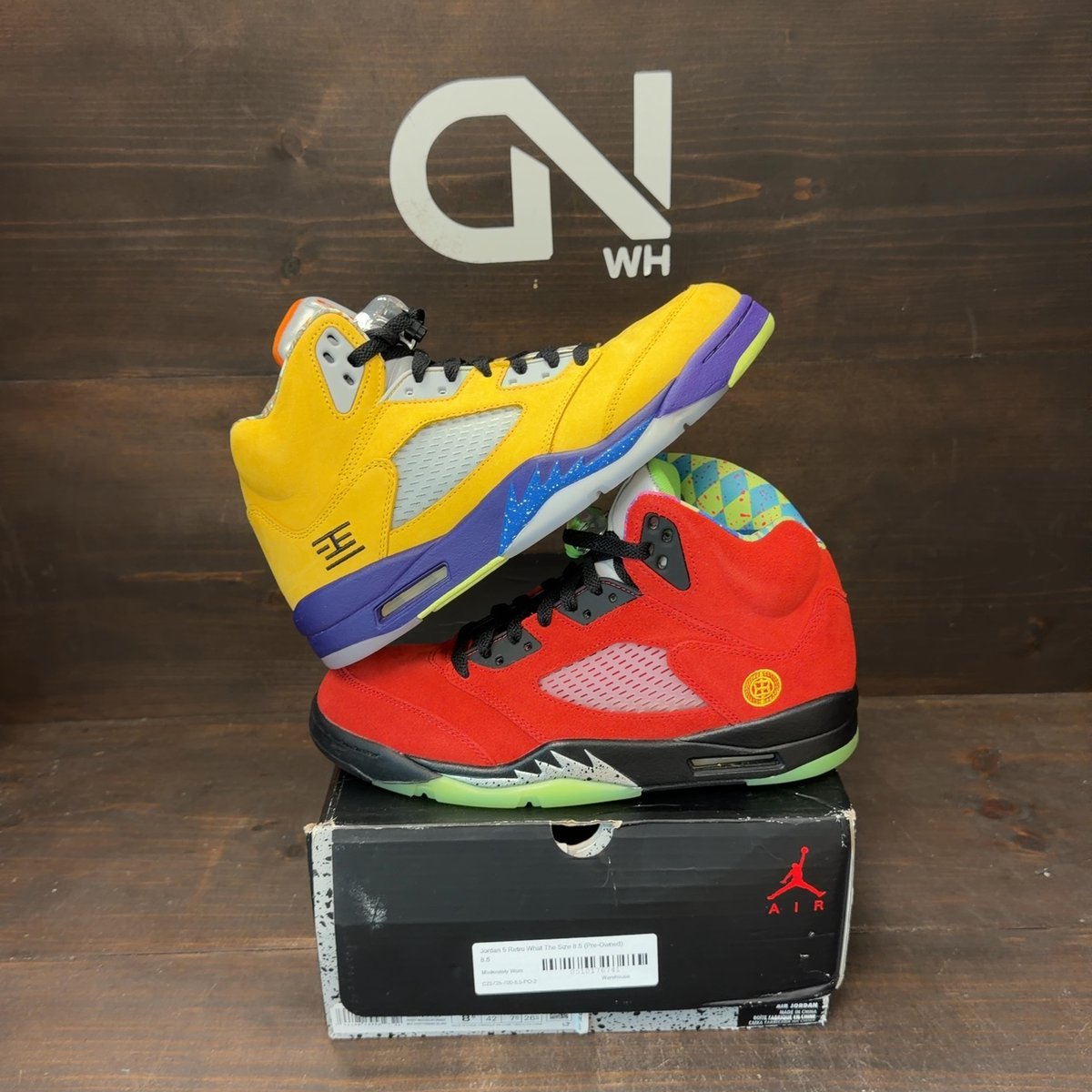 Jordan 5 Retro What The Size 8.5 (Pre-Owned) - front