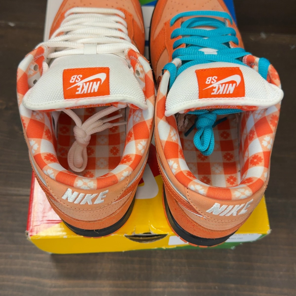 Nike SB Dunk Low Concepts Orange Lobster Size 10 (Pre-Owned) - Image 6