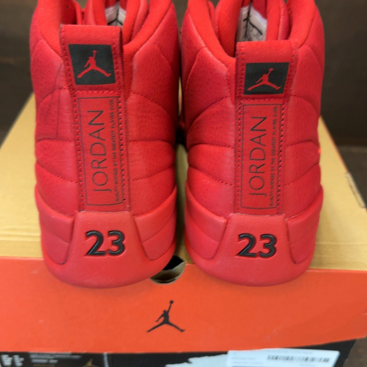 Jordan 12 Retro Gym Red (2018) Size 13 (Pre-Owned) - aux